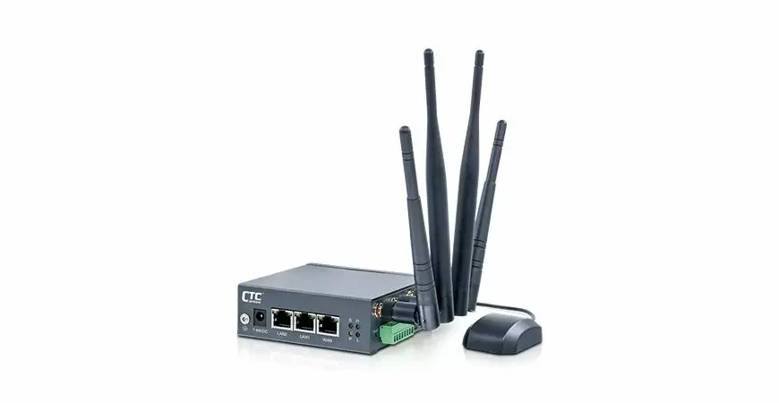 Промышленный 4G LTE Маршрутизатор CTC Union 1 порт WAN + 2 порта LAN ICR-W402-EUX